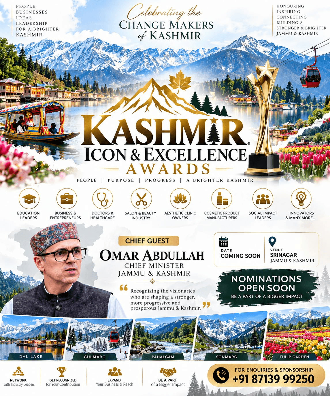 Kashmir Icon and Excellence Awards Official Poster